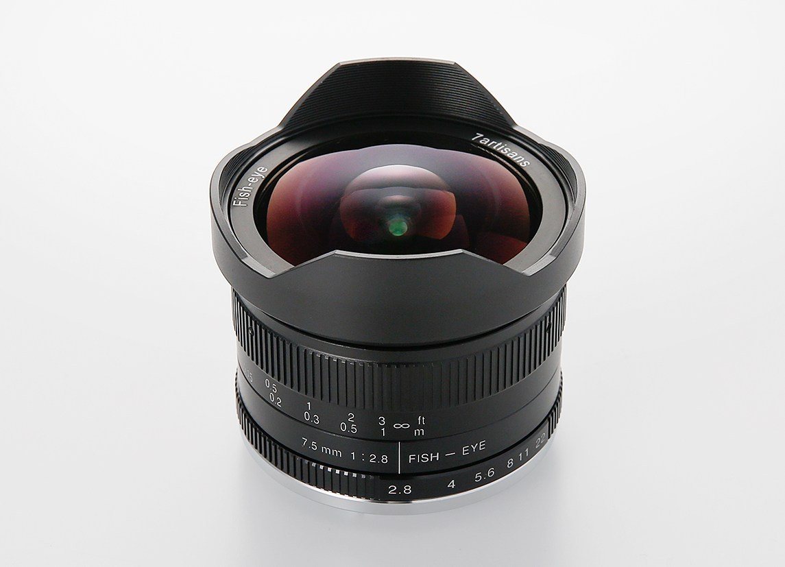 7Artisans 7.5mm f/2.8 Fish-Eye II Start Shipping - 43addict