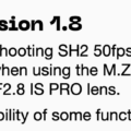 Permalink to OM System released a new firmware update version 1.8 for the OM-1 camera