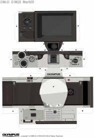 Create a papercraft Olympus E-M10 Mark III camera - 43addict